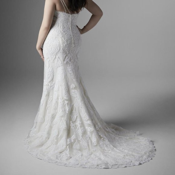 SOTTERO AND MIDGLEY-DEVON 20ST258 IVORY WEDDING DRESS - Picture 2 of 6